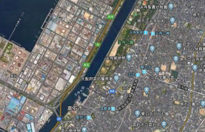 浜寺運河 バチ抜け