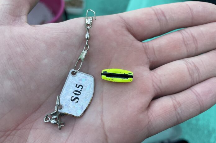 カワハギ　中オモリ　集寄